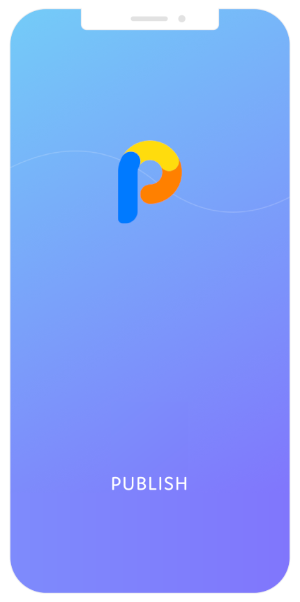 PUBLISHwallet splash screen